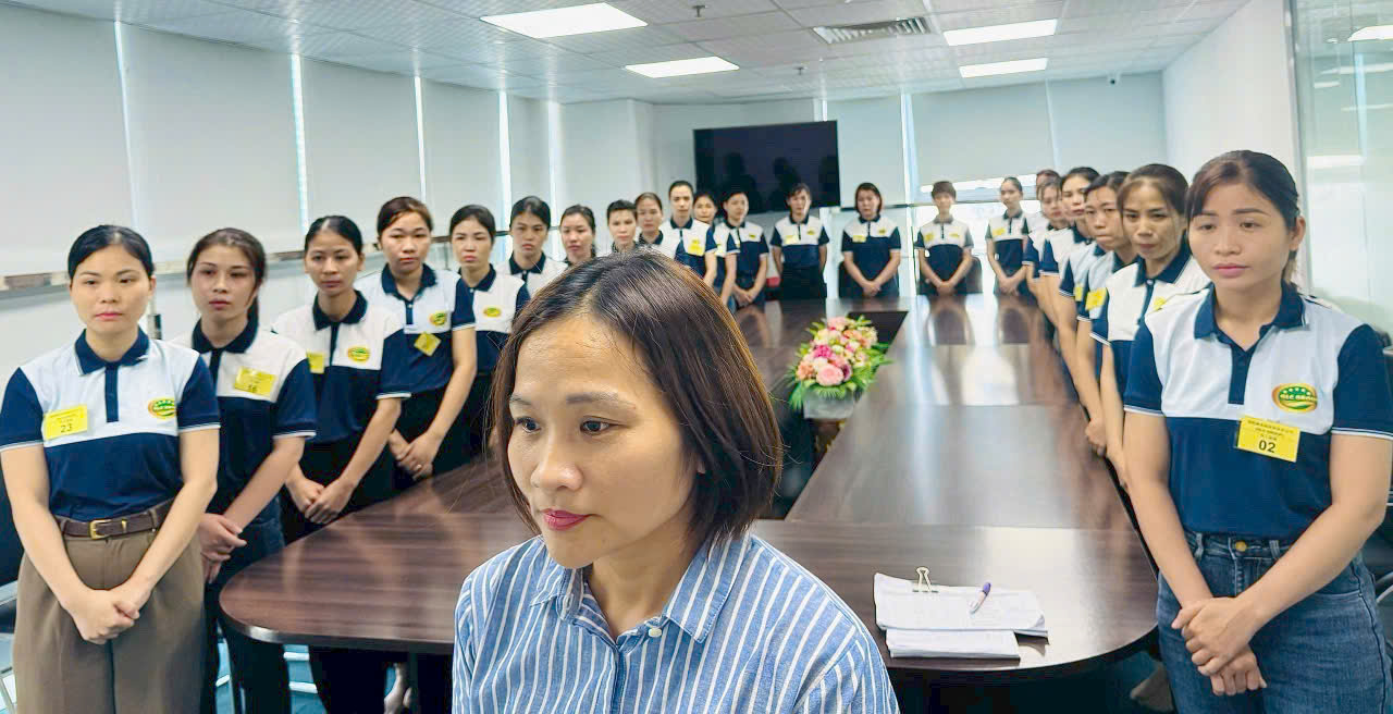 Vietnamese trainees at the GLC’s Training Center.